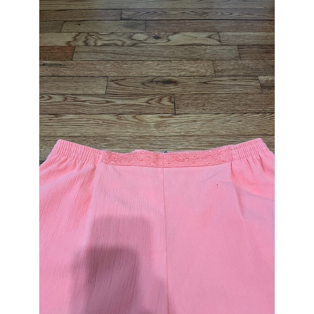 Vintage Koret Francisca Petites Pull On Pants Size 10P Regular Pink - Picture 2 of 4